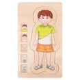 thumbnail image 1 of Weiweiguan 1Pc Multi-layer Jigsaw Puzzle Toy Body Structure Puzzle Toy Kid Intelligence Toy, 1 of 6