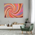thumbnail image 2 of ONETECH  Abstract Swirl Retro Tapestry for Bedroom, 60s 70s 80s Vintage Yellow Tapestry Wall Hanging Poster, Aesthetic Trippy Boho Spiritual Tapestries Blanket College Dorm Decor, 2 of 7