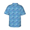 thumbnail image 4 of Narwhal Men'S 3d Print Casual Button Down Shirts, Novelty Hawaiian Short Sleeves S, 4 of 8