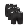 thumbnail image 4 of Nike Boys' 3 Pack Logo Boxer Briefs - Black M, 4 of 9