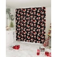 thumbnail image 3 of Black Dog Christmas Shower Curtain, Xmas Red Snowflake Waterproof Washable Boho Funny Cute Shower Curtains Set for Bathroom Farmhouse Bathtubs Decor with Hook, 36"Wx72"L, 3 of 7