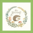 thumbnail image 3 of Great Art Now Be Wise Owl & Be Yourself Hedgehog by Deb Strain, 2 Piece Framed Art Set Each 14"W x 14"H, 3 of 3