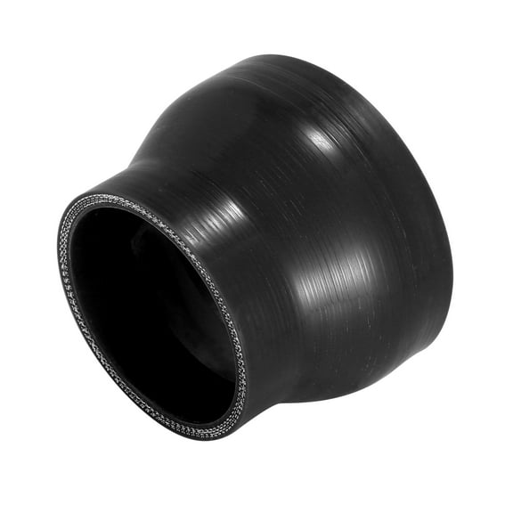 Vehicle 76-102mm 3"-4" ID Straight Coupler Silicone Hose Intercooler Tube Black