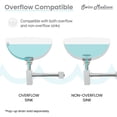 thumbnail image 5 of Square Bottle Trap Drain, Chrome, 5 of 6