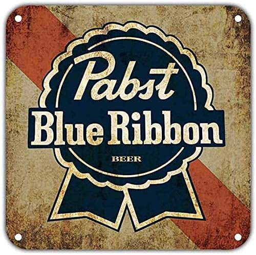 Pabst Beer Bottle Logo Retro Vintage Wall Decor Bar Man Cave Metal Tin Sign New 
