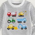 thumbnail image 4 of HFHAPW Giraropa Toddler Baby Boy Fall Winter Clothes Waffle Tractor Print Sweatshirt Pants Sets Infant Long Sleeve Outfits Set 0 6 12 18 Months 2T 3T 4T 5T 6T 7T 8T 9T(Grey,3-4 Y), 4 of 4