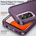 thumbnail image 3 of for Samsung Galaxy A14 5G Case, Samsung A14 5G Phone Case with Built in Kickstand, Shockproof/Dustproof/Drop Proof Military Grade Protective Cover for Galaxy A14 5G 6.6" Fuchsia/Pink, 3 of 14