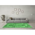 thumbnail image 3 of Ahgly Company Indoor Round Persian Emerald Green Traditional Area Rugs, 8' Round, 3 of 4