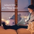 thumbnail image 6 of Tablet Pillow Stand Tablet Holder Dock for Bed with Multi-Viewing Angles, Gray, 6 of 7