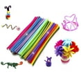 thumbnail image 1 of 100PCS Pipe Cleaners Chenille Stems Assorted Colors for DIY Art Craft Decorations, 1 of 9