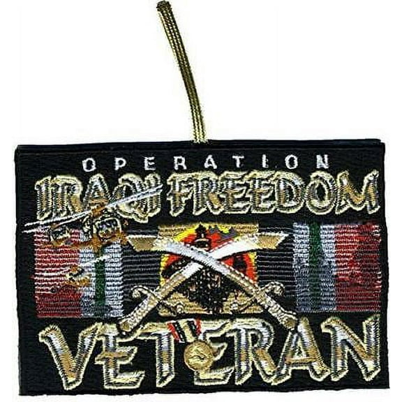 OPERATION IRAQI FREEDOM OIF VETERAN CHRISTMAS HOLIDAY TREE ORNAMENT