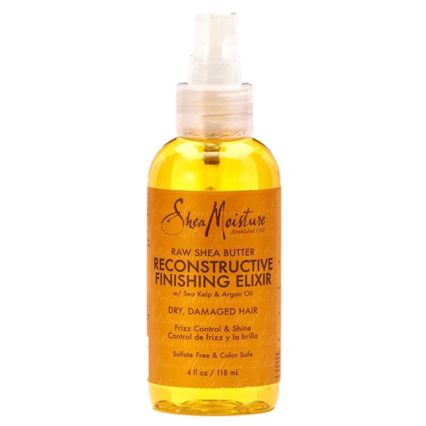 Shea Moisture Reconstructive Finishing Elixir Raw Shea Butter 4 Oz,12