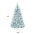 thumbnail image 3 of Best Choice Products 6ft Pre-Lit Ice Blue Christmas Tree, Artificial Holiday Decoration w/ 250 Lights, 3 of 10
