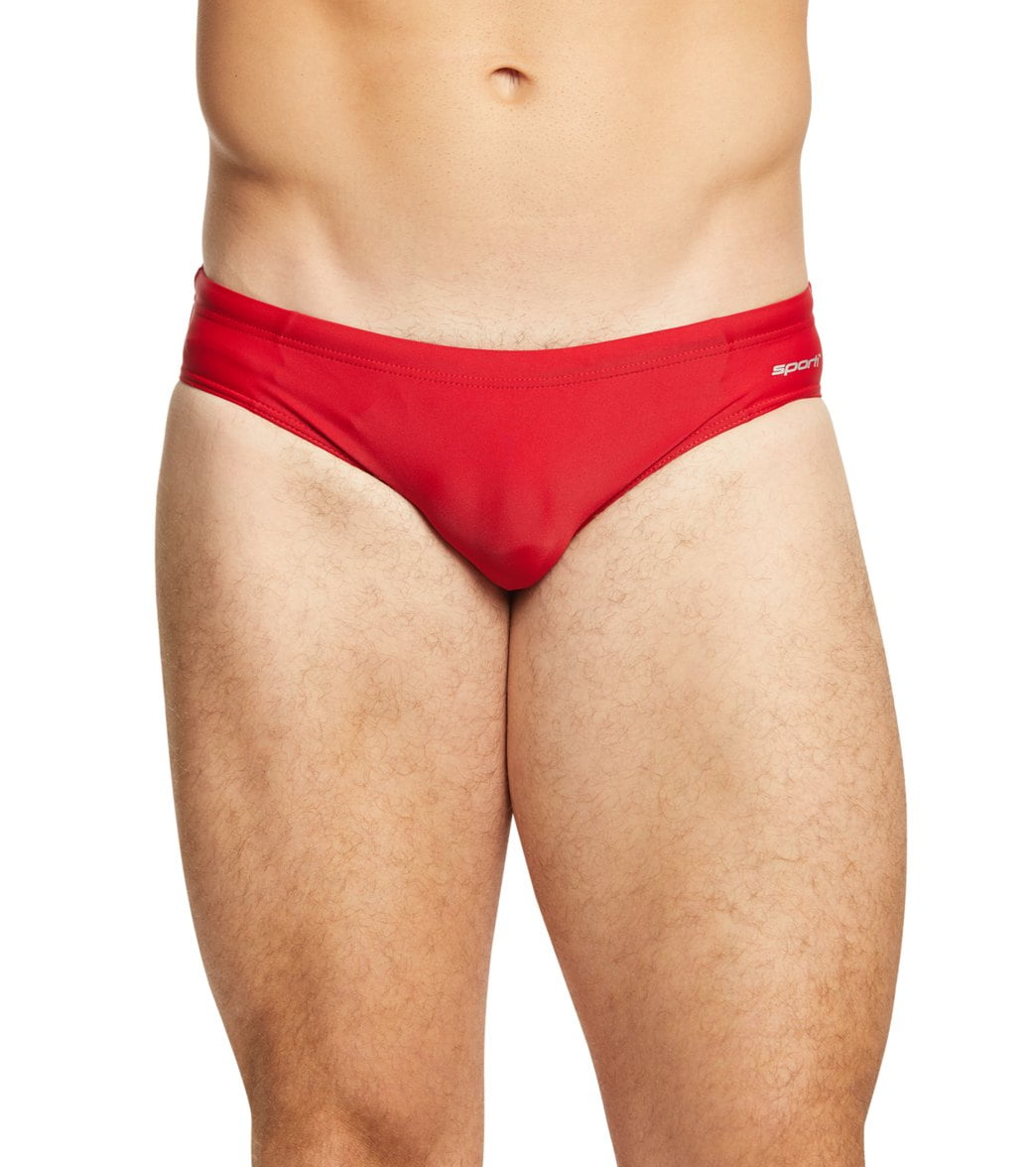 sporti solid swim euro brief swimsuit