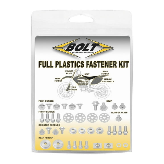 Bolt Full Plastics Fastener Kit For Suzuki RMZ250 2019-2022