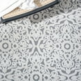 thumbnail image 2 of SAFAVIEH Cabana Henrika Ivory/Grey 2'2"X9' Runner Indoor/Outdoor Area Rug Ivory/Grey, 5'5" x 7'7", 2 of 5
