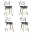 thumbnail image 1 of Costway Set of 4 Swivel Bar Stools Counter Height Upholstered  Faux Leather Dining Chair, 1 of 9