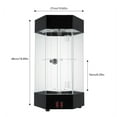 thumbnail image 6 of Wildnix Electric Rotating Display Case with LED Lights, 360° Rotating Clear Acrylic Case, Perfect for Showcasing Collectibles & Merchandise, 6 of 6