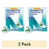 (2 pack) Nicorette Nicotine Gum 2 mg, White Ice Mint Flavor, 160 Count – Stop Smoking Aid