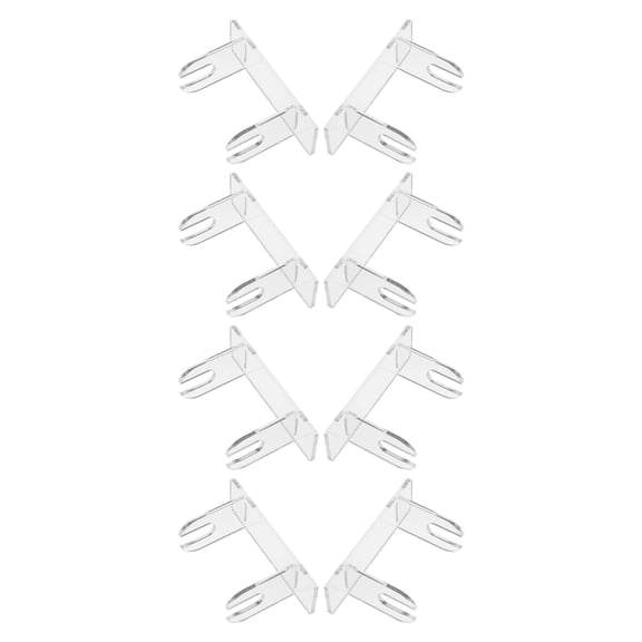Nicehomfit 8Pcs Acrylic Risers Display Stands for Fan Display with Space Saving Modular Design