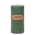 thumbnail image 1 of Set of 6 5.5" H Green Pillar Candle, 1 of 1