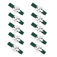 thumbnail image 1 of Wosthever 10 Uds. De Clips de para Navidad, adornos navideños DIY, decoración de fiesta de año nuevo, Clip de pared de fotos, Kits de decoración para fiestas Pinza verde+flor blanca, 1 of 6