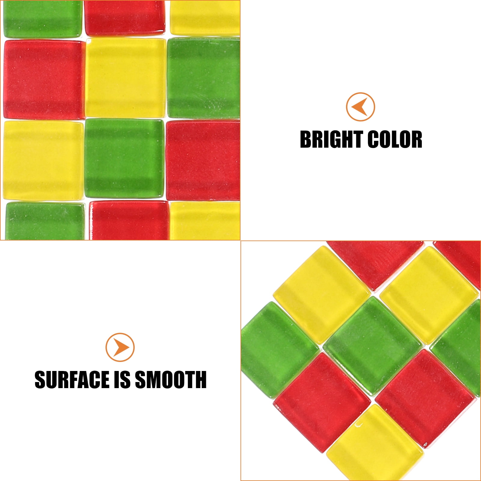 LEXSOMEO 1 Set of Mosaic Tiles Pieces Handmade Craft Material Multi-function Mosaic Tiles Crafts Crafting Supplies