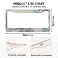 thumbnail image 7 of Aluminum License Plate Frame 2 Pack Car Exterior Accessory Car Tag Holder for Front Rear Plates Cars Decor Hand-drawn Deer and Cardinals, 7 of 7
