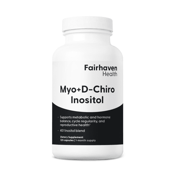 Myo D-Chiro Inositol, 120 Capsules, Fairhaven Health