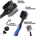 thumbnail image 3 of Golf-EZ Magnetic  Golf Club Cleaning Brush Set with Quick Release (2 Pack), Retractable, Oversized Brush Head, 3 of 5