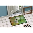 thumbnail image 4 of Day of the Dead Green Skull Doormat 24x36, 4 of 4