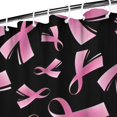 thumbnail image 3 of Pink Breast Cancer Shower Curtain 36"x72" ,Bathroom Decorative Shower Curtains Set with 12 Hooks,Modern Waterproof Washable Shower Curtain, 3 of 6