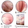 thumbnail image 3 of Designart "Pink Balloon'S Whimsical Spell II" Hot Air Balloon Canvas Art Print, 3 of 7