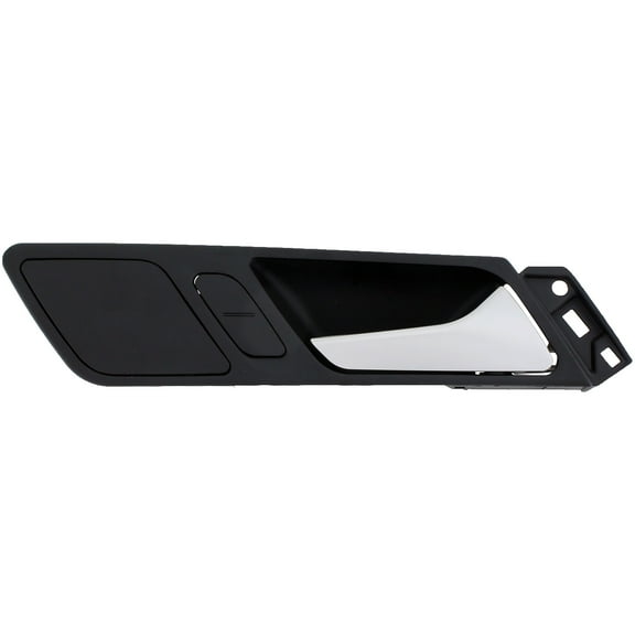 Dorman 96567 Front Passenger Side Interior Door Handle for Specific Volkswagen Models, Black; Chrome