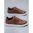thumbnail image 1 of White Colorblock Skate Shoes For Men, Lace-Up Front Minimalist Sneakers Manfinity Basics, 1 of 3