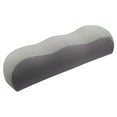 thumbnail image 4 of Almohada de espuma viscoelástica para piernas en forma de media luna para el cuidado de la salud, ideal para yoga en casa, dormir y dar soporte a la espalda. Gris, 4 of 9