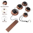 thumbnail image 3 of Copper Wind Chimes, TSV 37'' Memorial Wind Chimes for Outdoor, Temple Wind Bell with 5 Bells for Home Yard Garden Decoration, 3 of 5