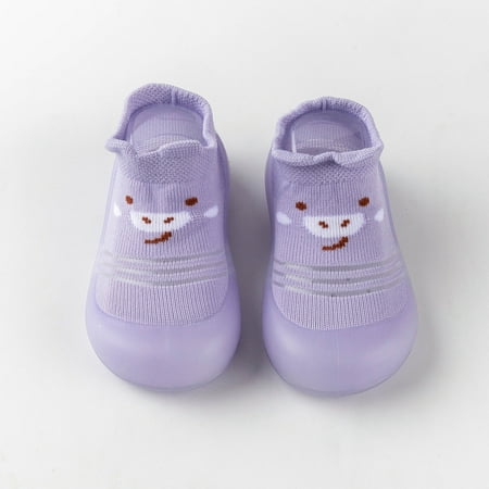 

NEGJ Toddler Baby Girls Boys Children Cartoon Animal Socks Shoes Slippers Prewalker