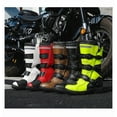 thumbnail image 4 of Stylish motorcycle boots - Classic design, comfortable and breathable, suitable for both daily commuting and casual riding,Fluorescent green,44, 4 of 22