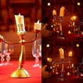 thumbnail image 5 of Vela de reloj La Bella y La Bestia, candelabro Led Lumiere para mesa de boda, fiesta de Navidad, decoración del hogar, 5 of 5