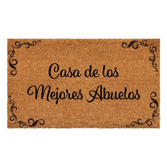 Calloway Mills 111671729 Casa de los mejores Abuelos Doormat 17" x 29"