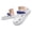 Blue, variant on Summer On Clogs Open Toe Closed Back Lightweight Breathable EVA Water Friendly Outdoor Beach Vacation Casual Sandals with Non Sole White 9.5