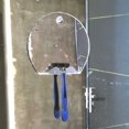 thumbnail image 1 of Round Portable Unbreakable Anti-fog Shower Mirror for Shaving Razor Hook Holder Suction Cup to Washroom Wall Fog Free Travel Mirror, 1 of 5