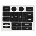 thumbnail image 1 of Button Repair Decals, Driving Safely Car Interior Button Repair Sticker Peel Proof Waterproof  For Mk5 1K B6, 1 of 7