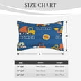thumbnail image 6 of Balery Construction Vehicles Bedding Queen Pillow Cases - Envelope Closure - Soft Brushed Microfiber Fabric - Shrinkage and Fade Resistant Pillow Cases-14"x20", 6 of 9