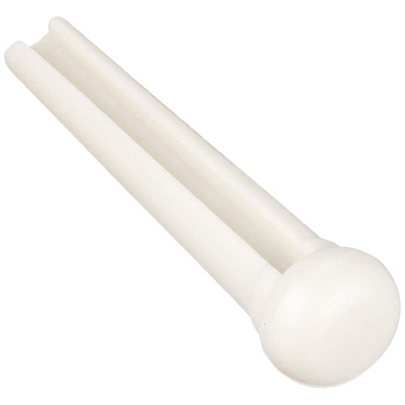 6 Tusq Bridge Pins 2mm White No Dot PP-1100-01