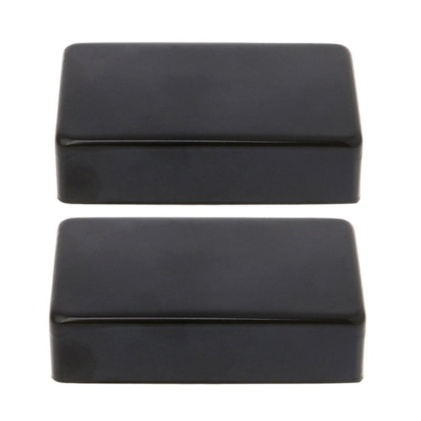 2 fundas para pastillas Humbucker profesionales, resistentes y duraderas, reemplazan las pastillas de guitarra. Negro