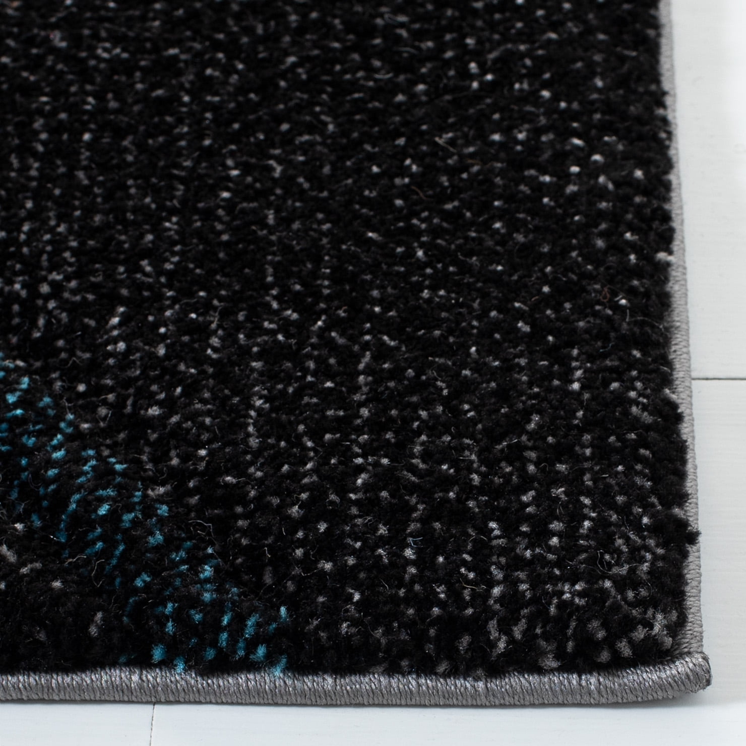 SAFAVIEH Hollywood Candyce Abstract Area Rug, Grey/Blue, 4' x 6'