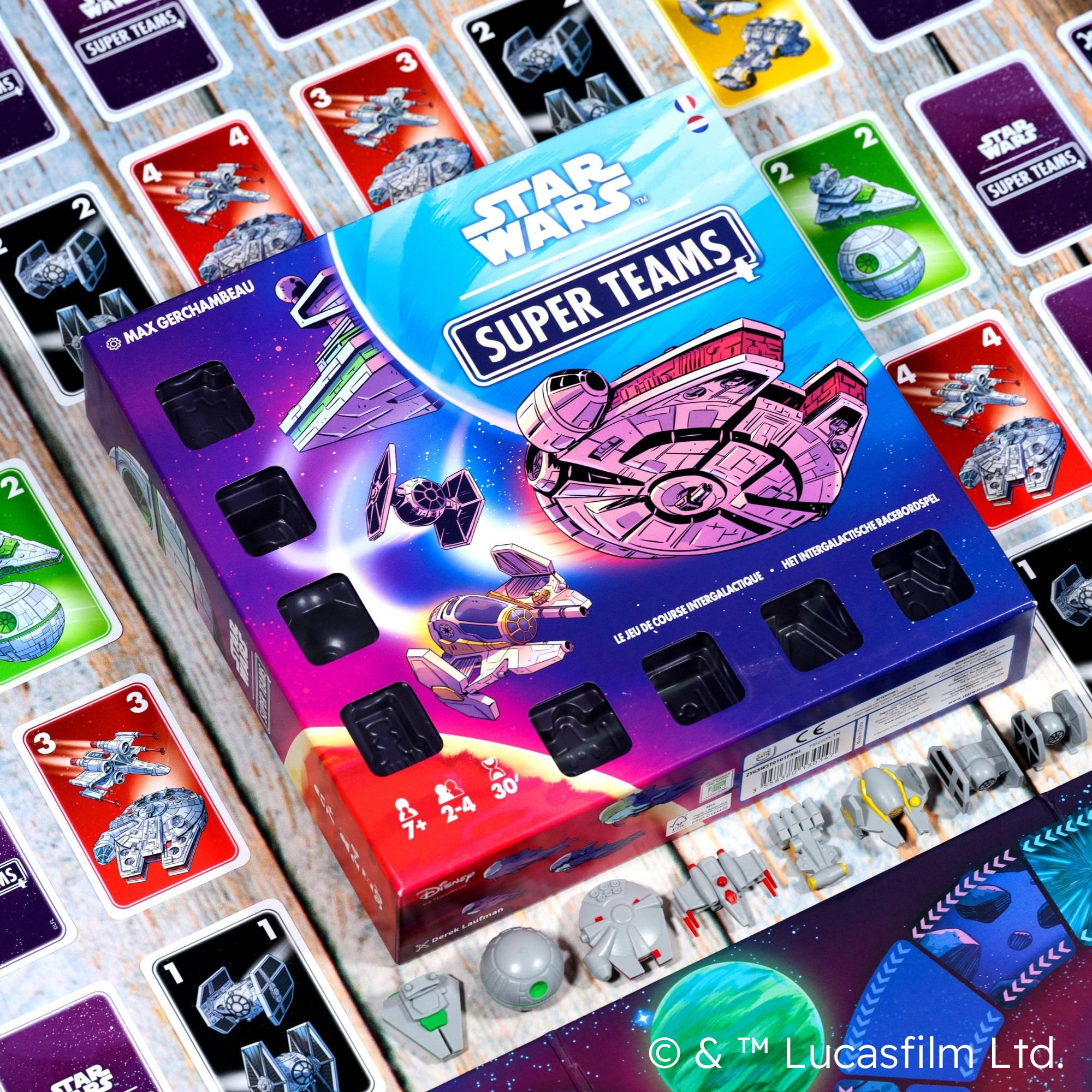 Star Wars Super Teams Clutch Box Board Game for Ages 7+, from Asmodee