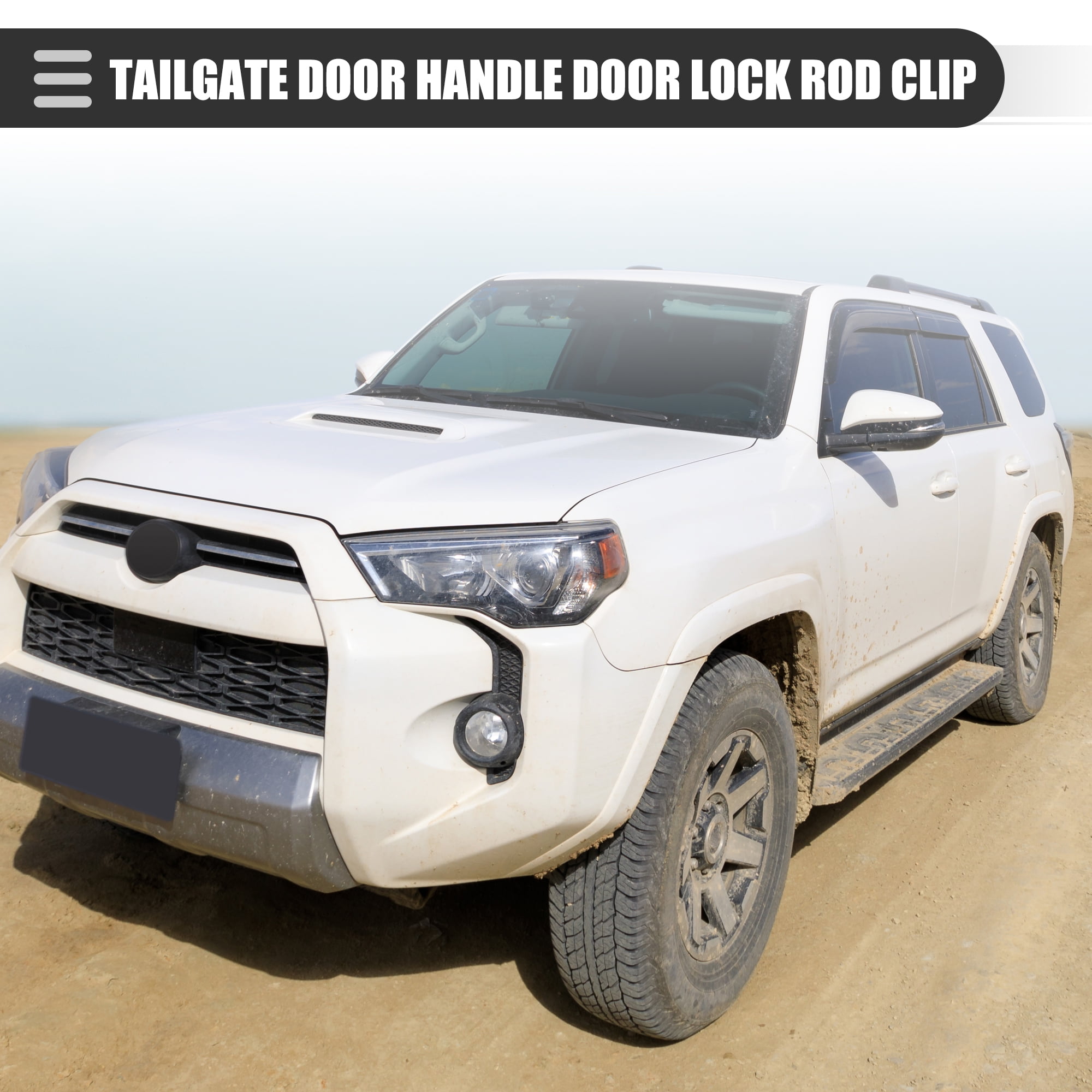 Unique Bargains Tailgate Door Handle Clip for Toyota Highlander 2001-2013 Plastic 20Pcs
